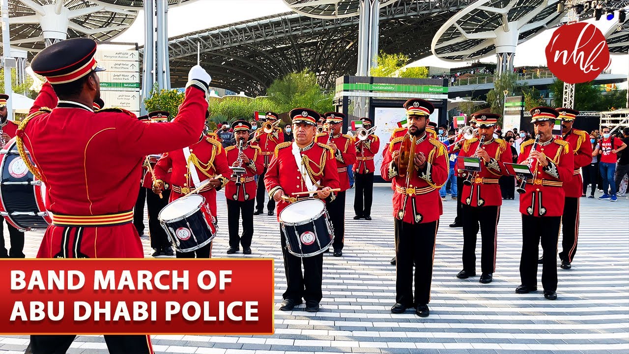 Abu Dhabi Police Band Marching | Dubai Expo | Abu Dhabi Police Band Parade