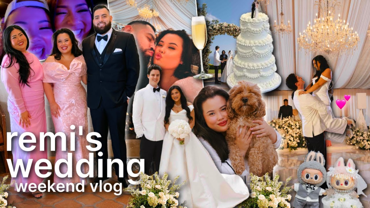 VLOG: going to remi and cal's wedding weekend + surprising remi + roadtrip to santa barbara, ca! ❤️