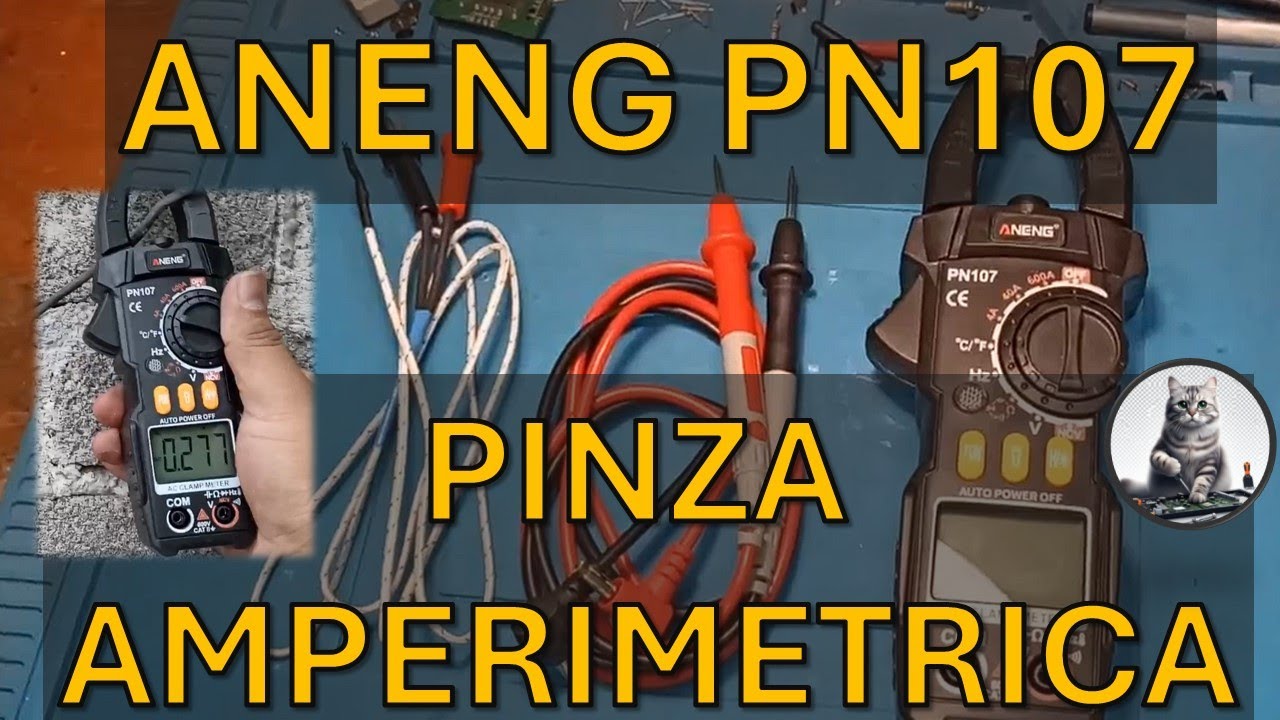 ANENG PN107 Como funciona esta pinza amperimetrica #multimetro #aneng