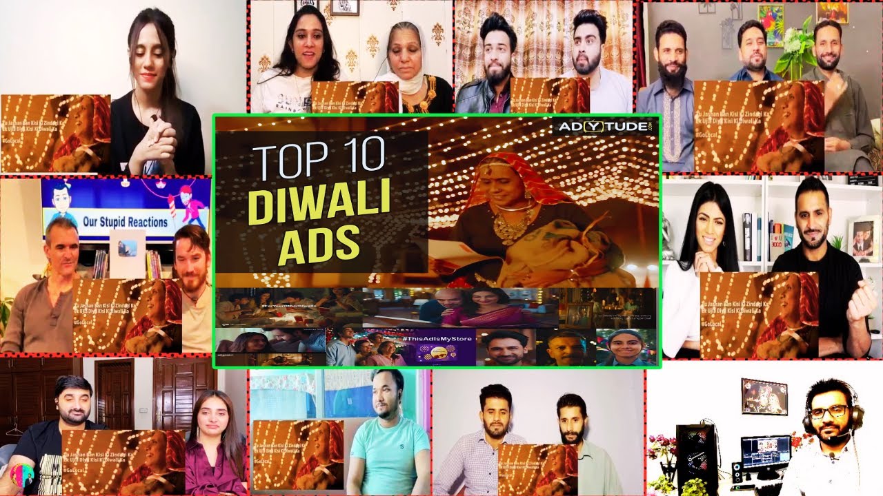 दिल❤️को छू लेने वाली-TOP 10 HAPPY🪔DIWALI ADS✨🎆| DIWALI Emotional ADS Mix Mashup Reaction 2024