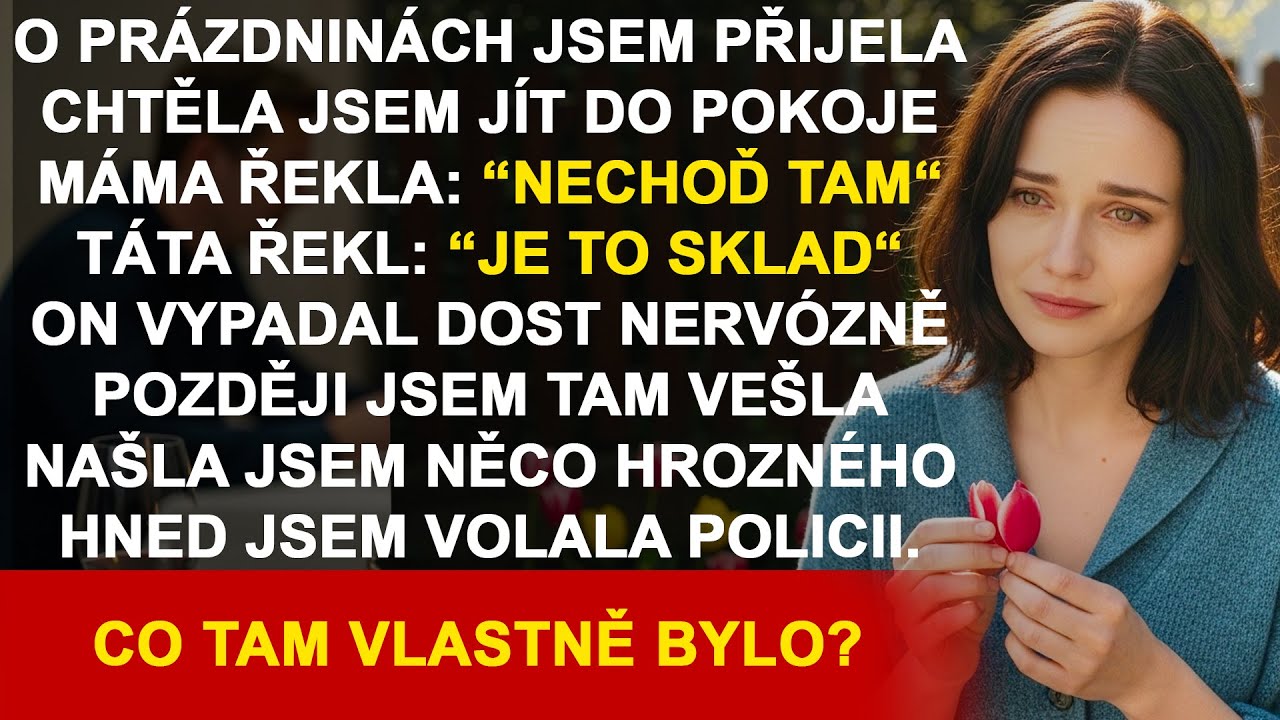 O prázdninách na vysoké škole jsem chtěla jít do svého dětského pokoje   Nechoď tam,  řekla mi má
