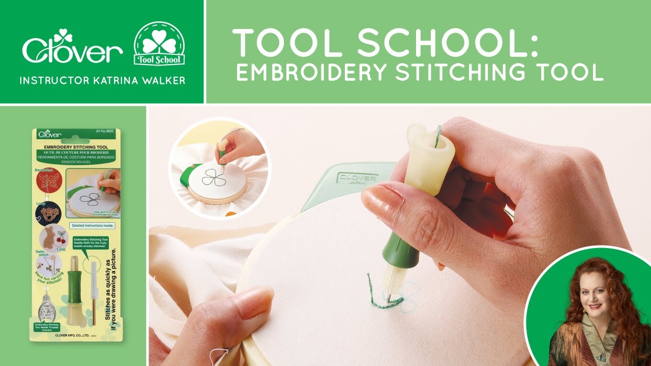Tool School: Embroidery Stitching Tool