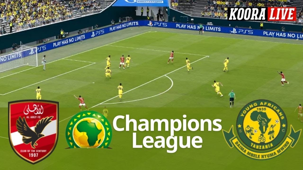 بث مباشر مباراة الأهلي ضد يانج افريكانز اليوم دوري أبطال أفريقيا 2026 | PES Gameplay