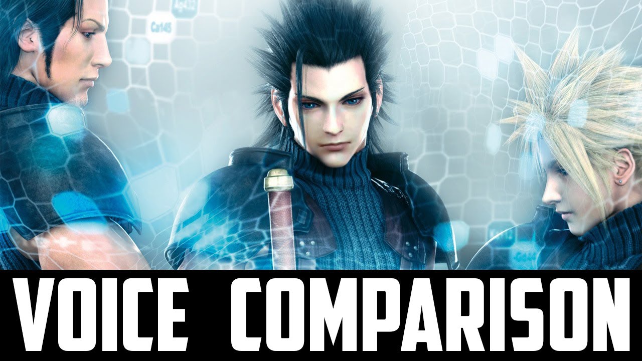 Сравнение голосов Crisis Core Original и Reunion [английский / японский] | FF7 CC