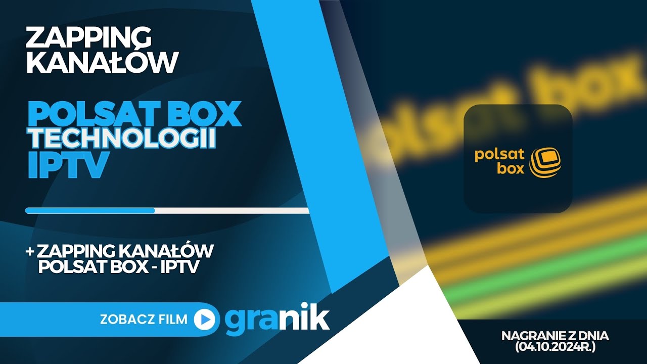 Polsat Box - Zapping Kanałów w Technologii IPTV Przez Internet (Nagranie 04.10.2024r)