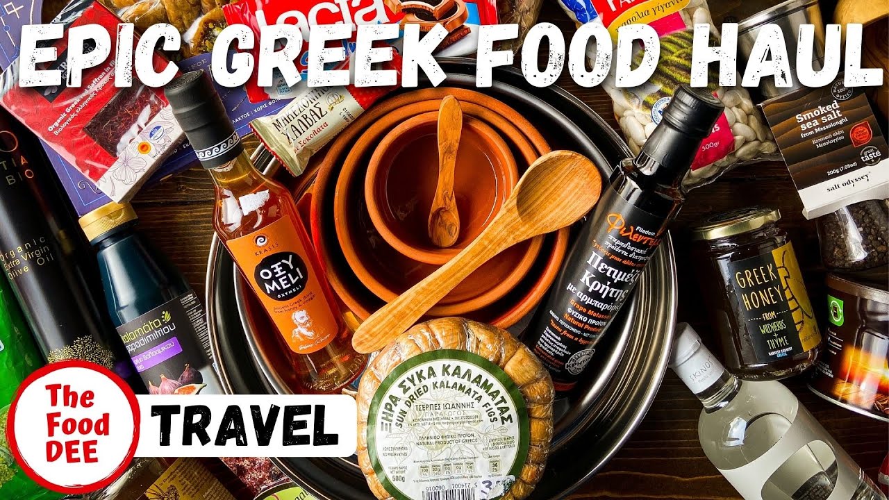 Greek Food Haul & Shopping In Greece (What I Brought Back From Greece)