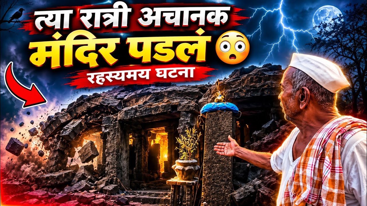 🥹त्या रात्री पौराणिक मंदिर आचानक पडल..🥹| @PandharpurSatyaDarshan