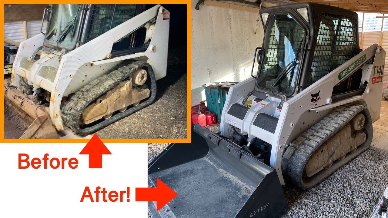 Bobcat T140 Re-paint / Decals Freshen up almost complete