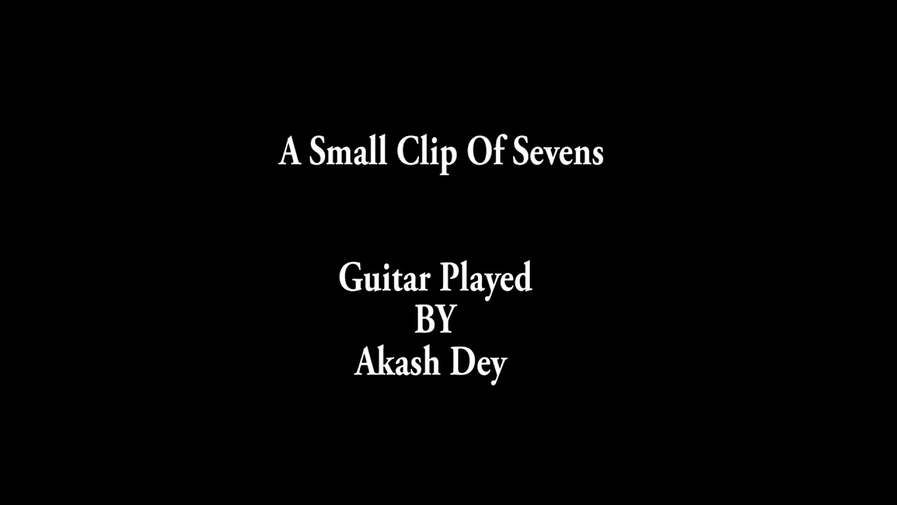 Guthire govan Sevens guitar cover - Akash dey