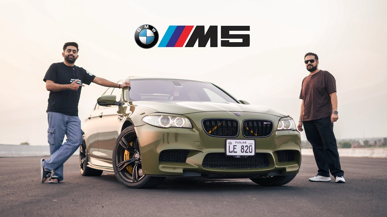 Bmw M5 In Urban Green | 750 HP | Only One In Pakistan!