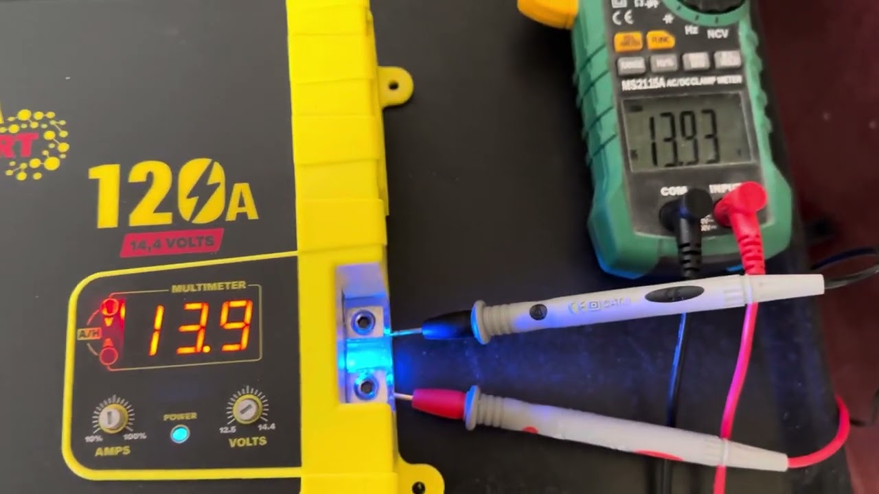 Pr&eacute;sentation du Usina 120A Smart 16v (Chargeur 120A, r&eacute;glable de 14v &agrave; 16v)