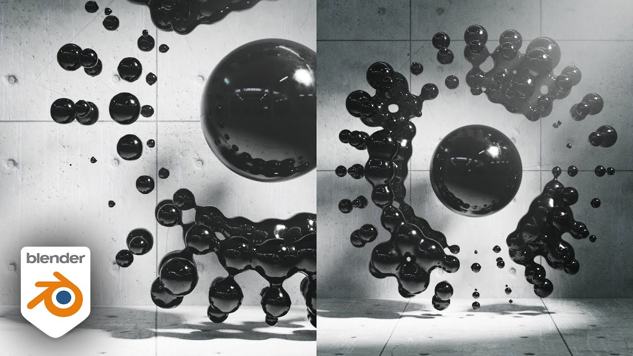 Photoreal Abstract Sci-Fi Animation Made in Geometry Nodes