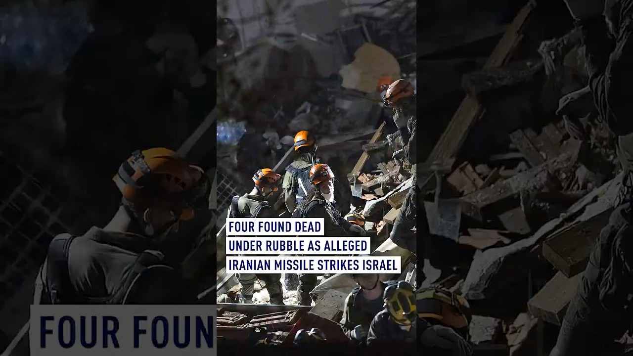 Four found dead under rubble as alleged Iranian missile strikes Israel