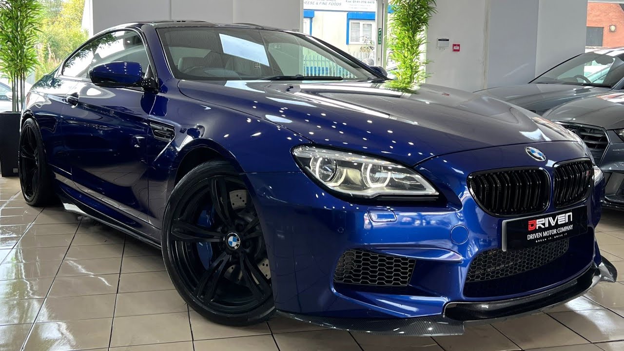 STUNNING! BMW M6 COUPE 4 4 V8 DCT AUTO 2016 SAN MARINO BLUE+FREE DELIVERY!!