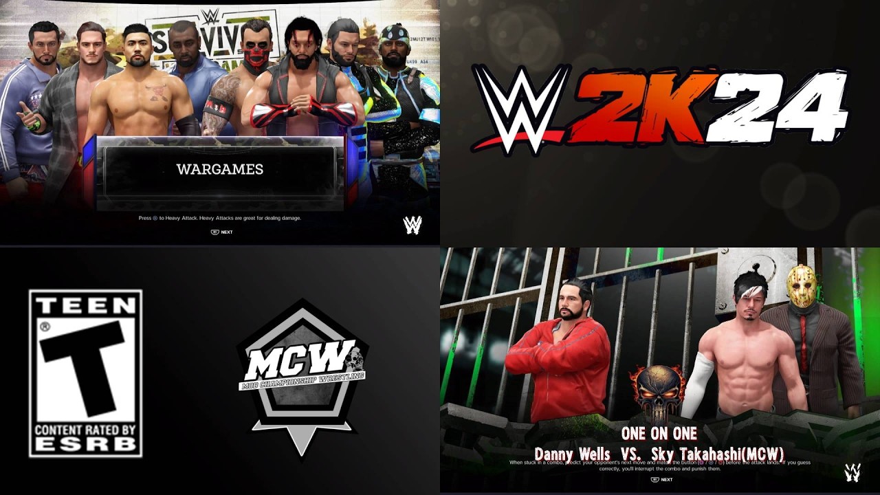 WWE 2K24 MCW deadly Games PPV part 4(end)