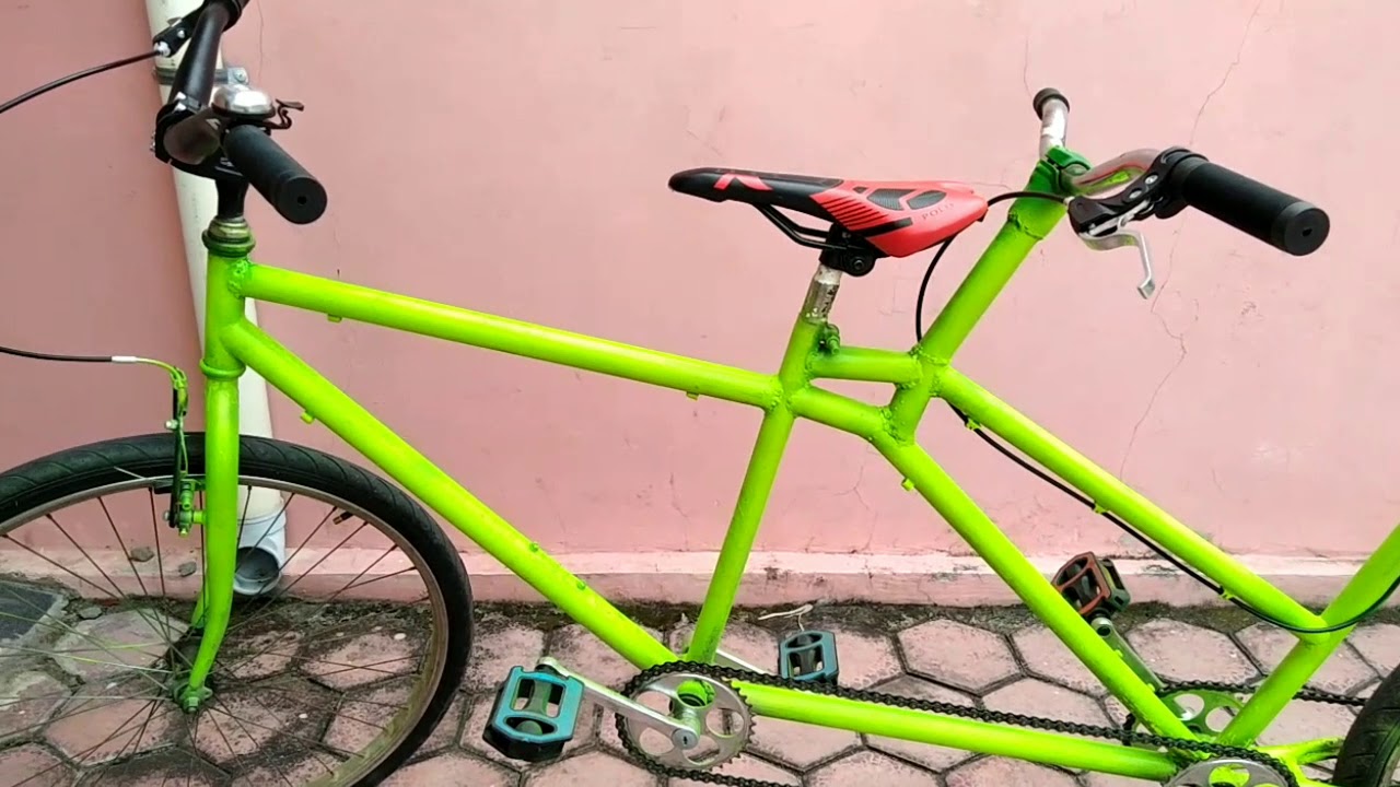 MERAKIT SEPEDA TANDEM / SEPEDA GANDENG
