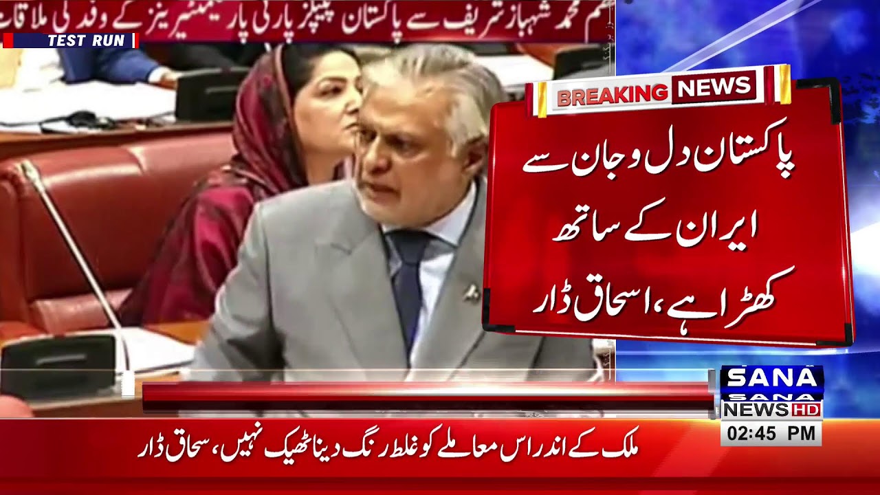 LIVE I Deputy Prime Minister Ishaq Dar Addresses Senate Session in Islamabad | SANA NEWS