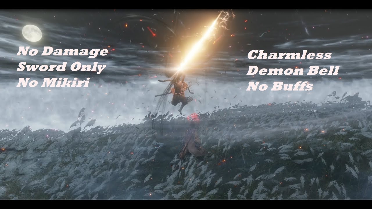 Sekiro: Inked Sakura - Genichiro No Damage, Sword Only, CLDB, No Mikiri, No Buffs