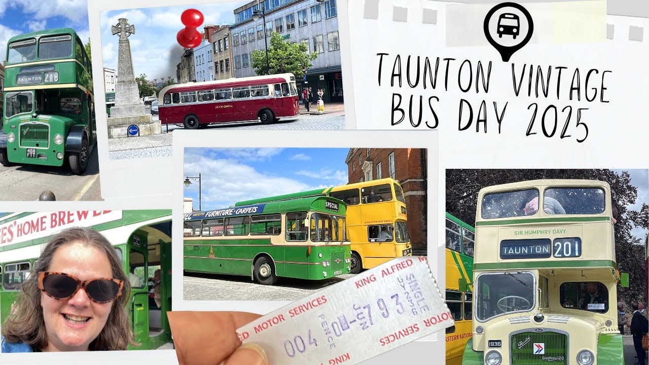 Taunton Vintage Bus Day 2025 | Ride With Me