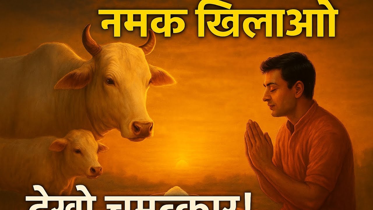 🐄 “गौ माता को नमक खिला कर देखो चमत्कार | धन, सुख और भाग्य के दरवाज़े खुलेंगे | Samadhan Channel”