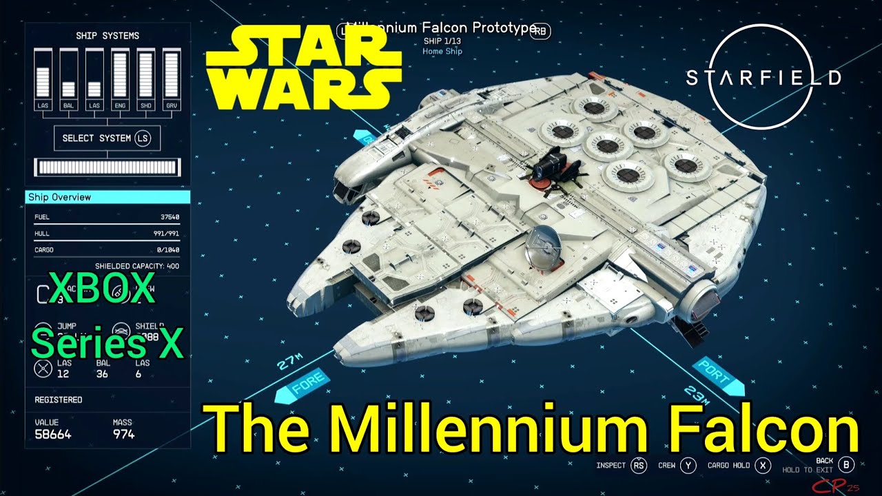 Starfield Ship Build - The Millennium Falcon - Official Final Build 