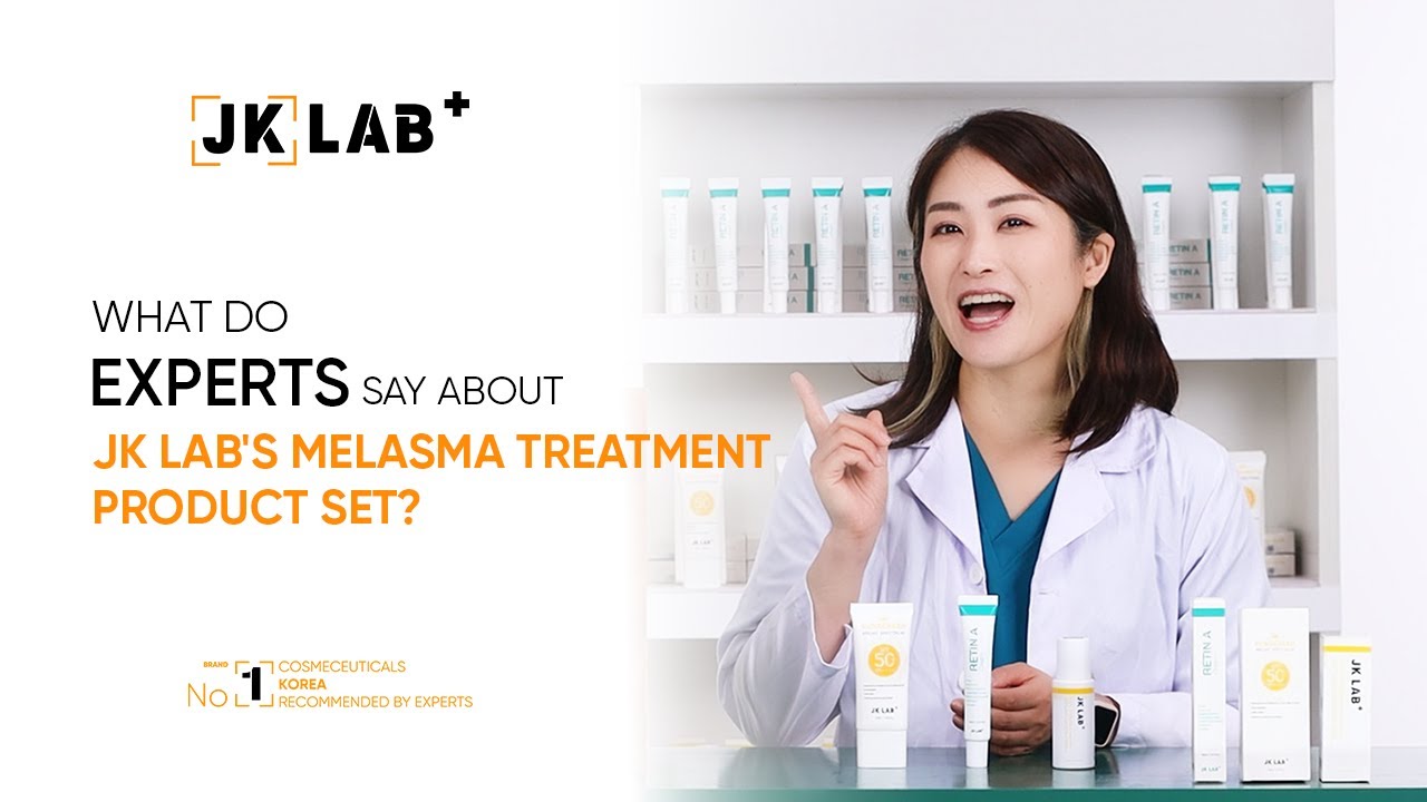 What do experts say about JK LAB's melasma treatment products?