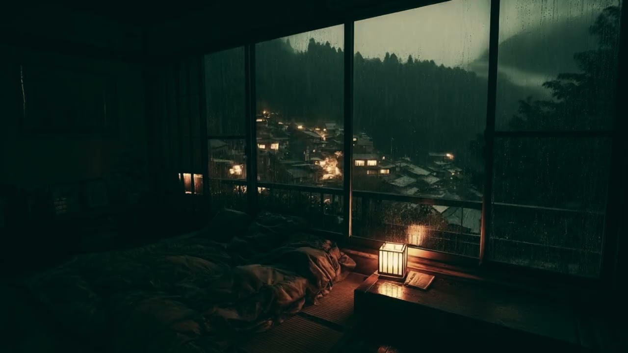 Window Rain ASMR | Deep Sleep Sounds with Black Screen