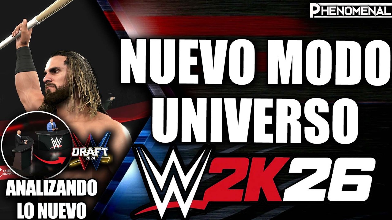 ASI ES LO NUEVO EN MODO UNIVERSO DEL WWE 2K26 | Tio Phenomenal