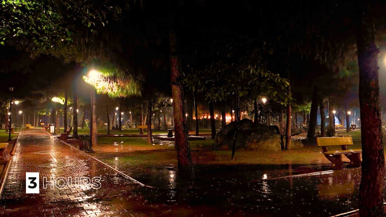 🌧️ Heavy Night Rain & Thunder for Sleep 💤 | Knock Out Insomnia Naturally