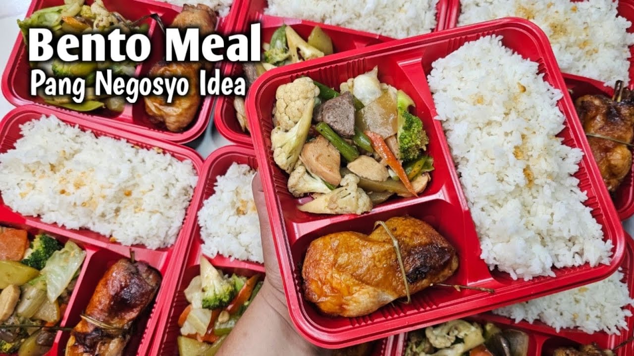 Bento meal na pasok na pang Benta 