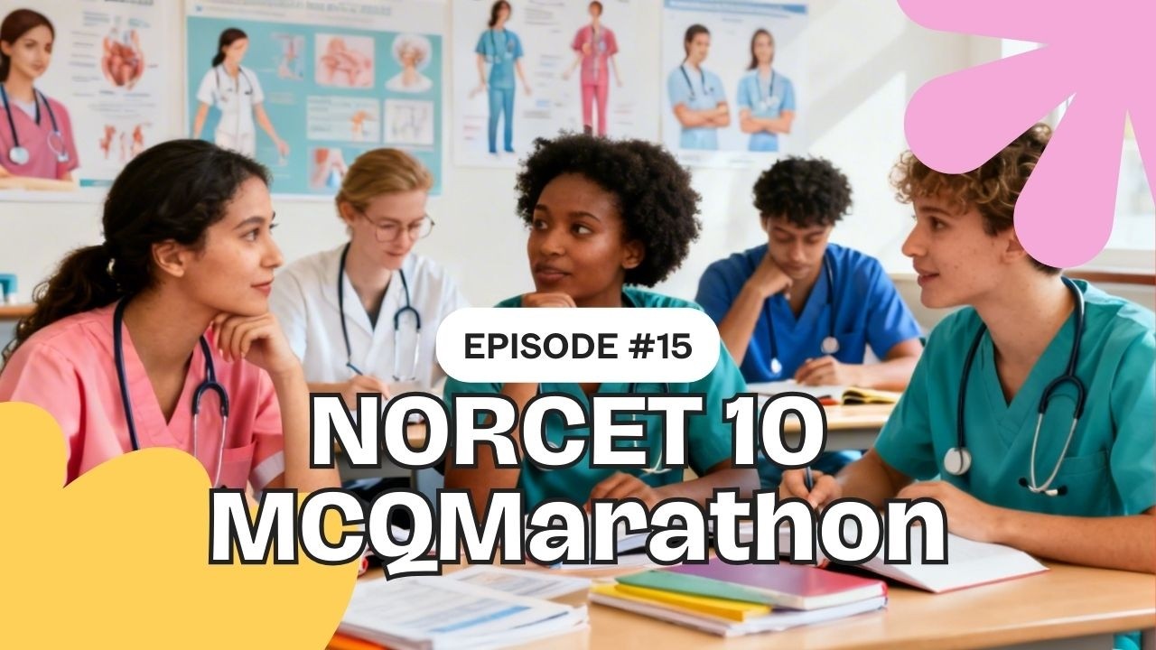 NORCET 10 MCQ'S MARATHON DAY - 15