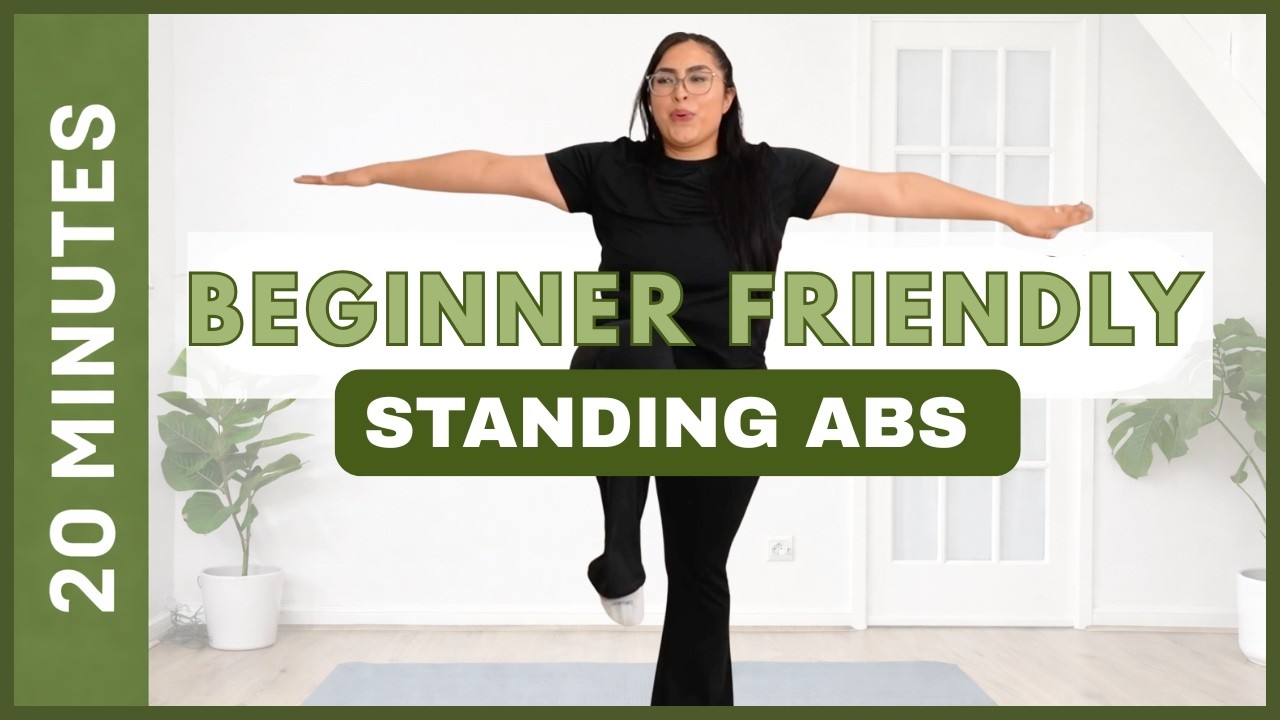 Flat Stomach Workout (Standing Only) | 20 Minute Beginner Abs