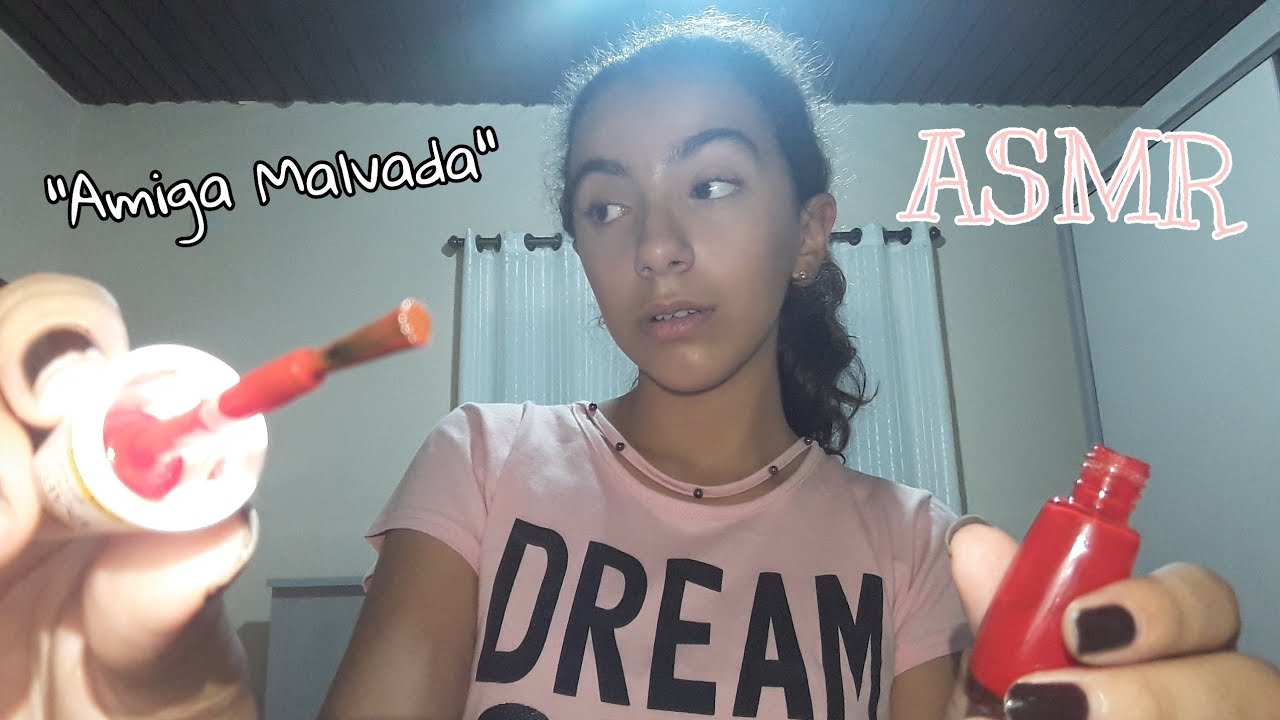 ASMR: AMIGA MALVADA FAZENDO SUAS UNHAS 💅🏼 (Manicure)