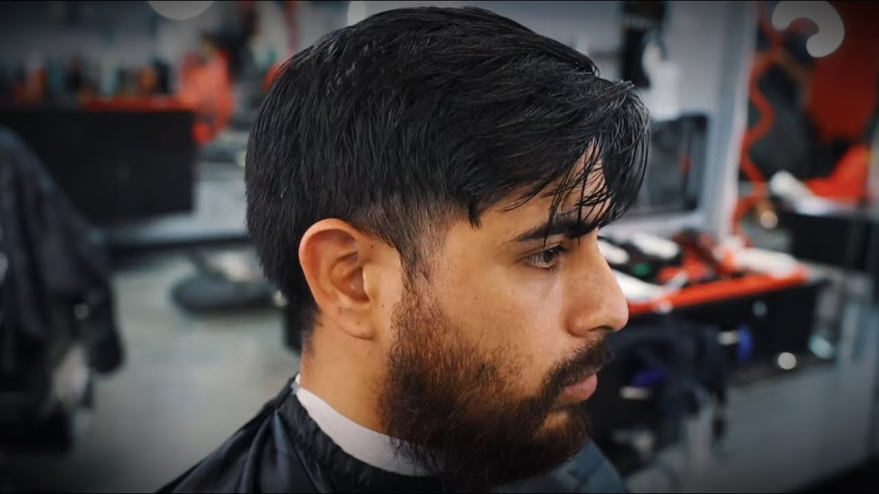 He Asked For A Textured Pomp With A Taper! Barber Tutorial