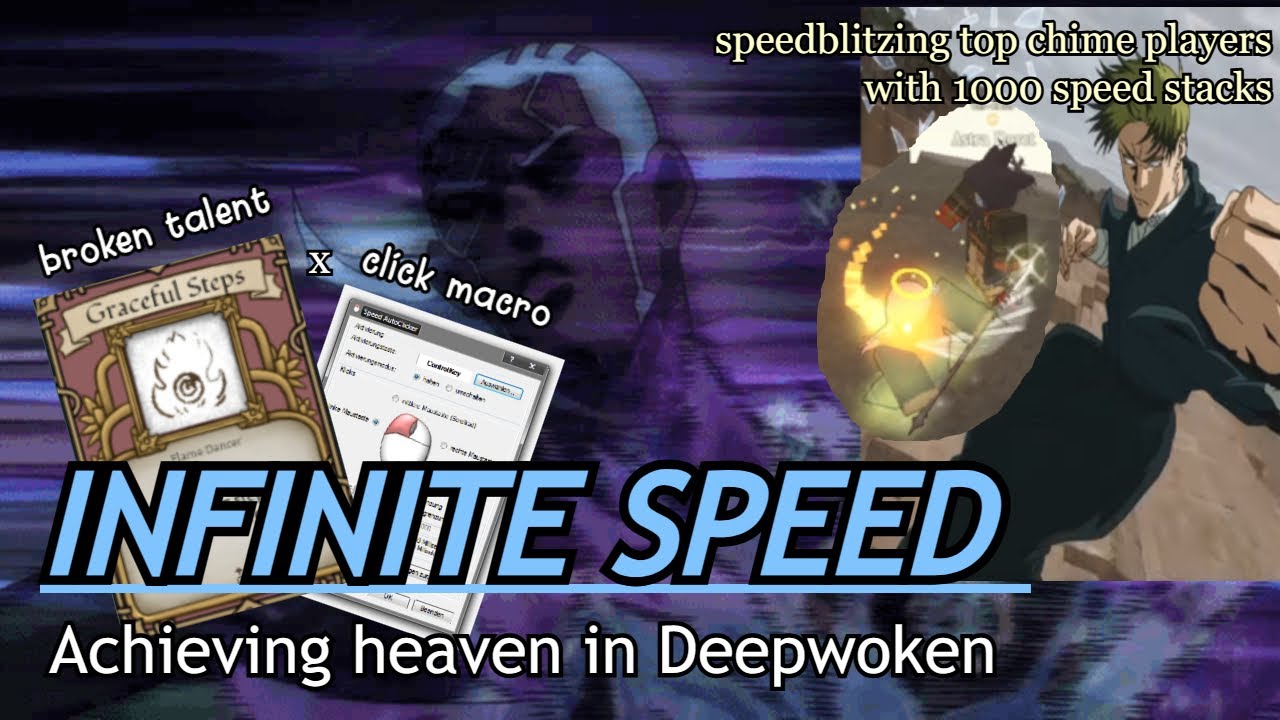Breaking the Sound Barrier with Infinite Speed Boosts / Made in Heaven Pucci Build | Deepwoken