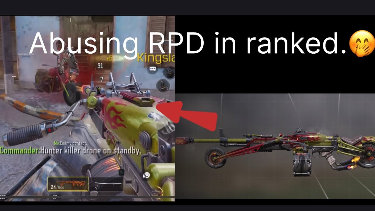 Spamming RPD in Frontline (CODM)