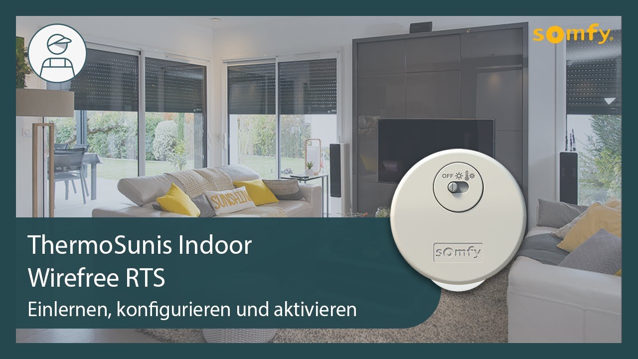 ThermoSunis Indoor Wirefree RTS einlernen | Somfy