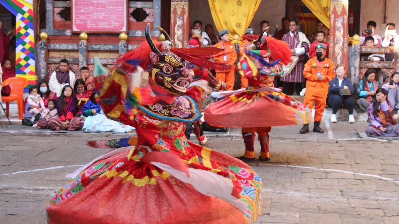 Shenje Yub Yum -བཀྲིས་སྒང་ཚེས་བཅུ། Trashigang Tshechu 2024 || Shenje Yub Yum Cham || Mask Dance