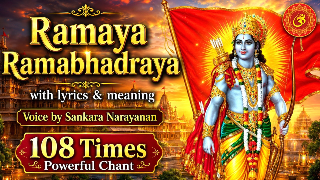 Ramaya Ramabhadraya | Lyrics & Meaning | Soul Sadhana | 108 times chanting