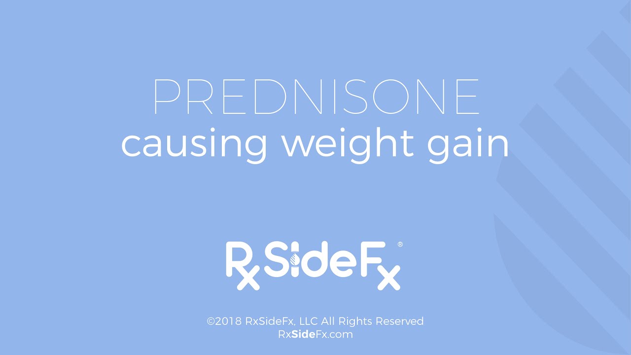 Prednisone Weight Gain - RxSideFx&reg;