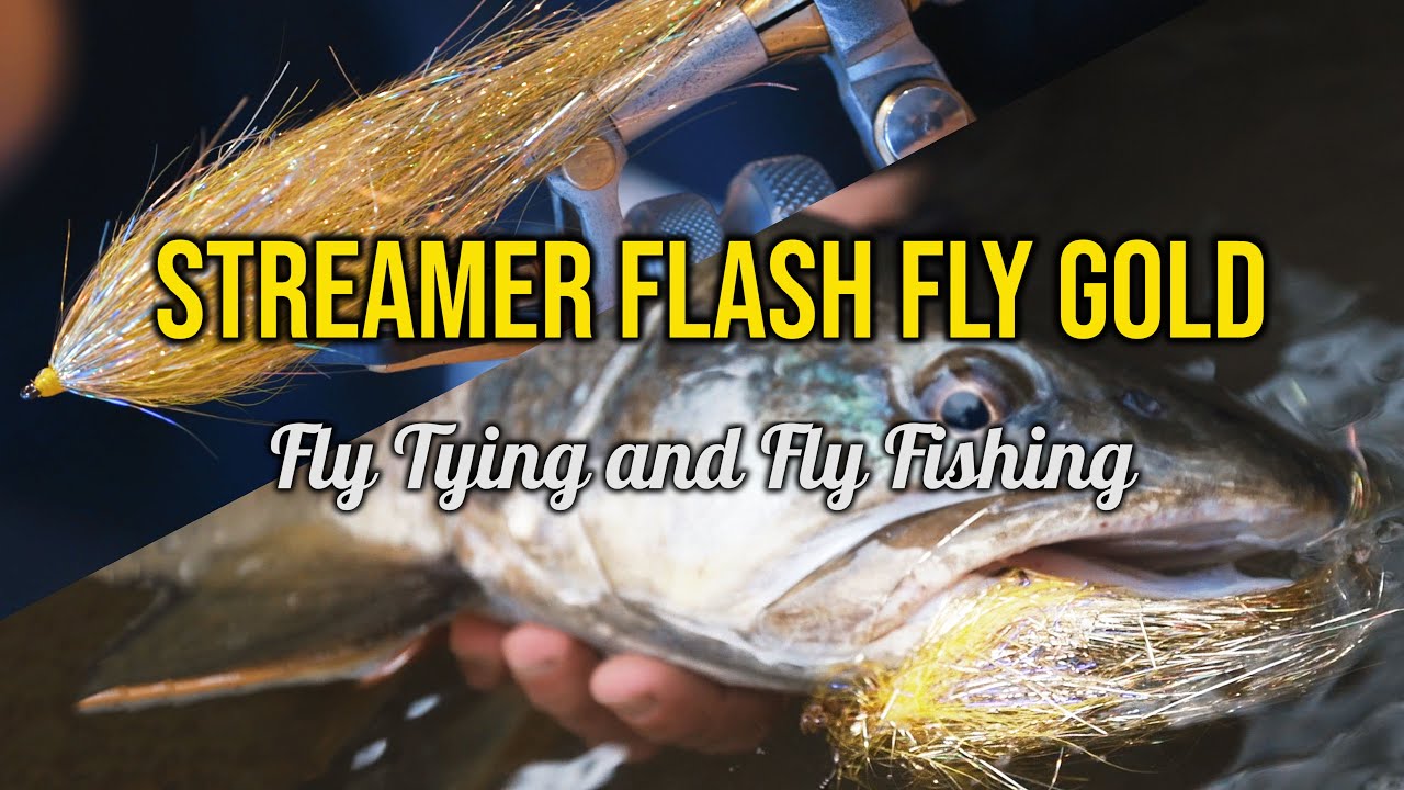 Streamer Flash Fly Gold - Fly Tying & Fly Fishing
