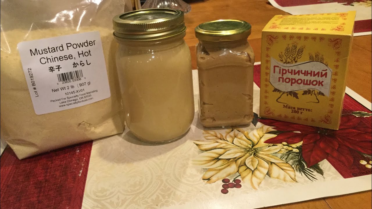 Гостра домашня гірчиця за 1 хвилину. Hot homemade mustard in 1 minute.