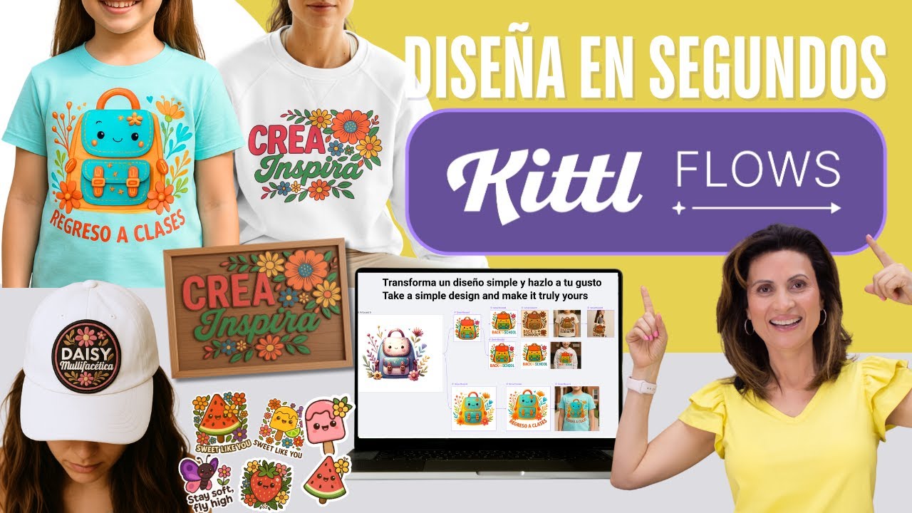 Crea Diseños en Segundos con Kittl Flows | Perfecto para Sublimacion, DTF, Cricut y Cortadoras Láser