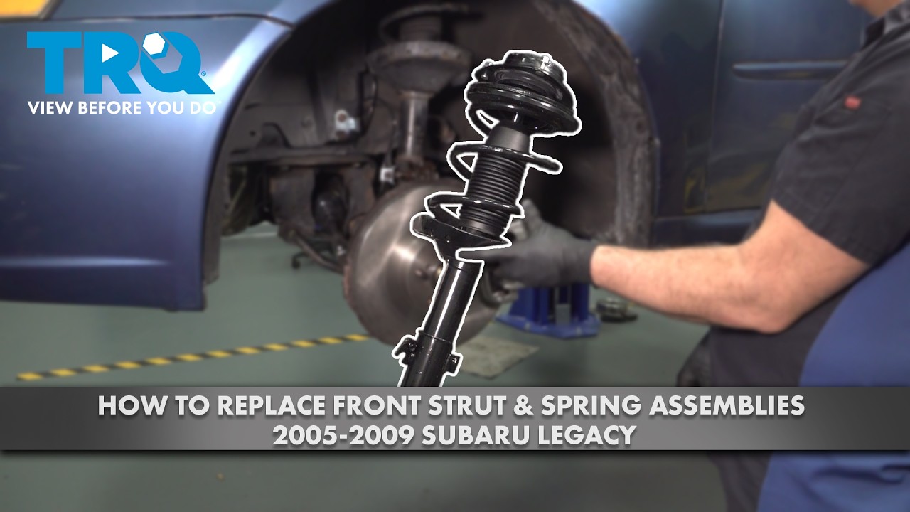 Как заменить амортизаторы и пружины в сборе на Subaru Legacy 2005-2009 годов выпуска