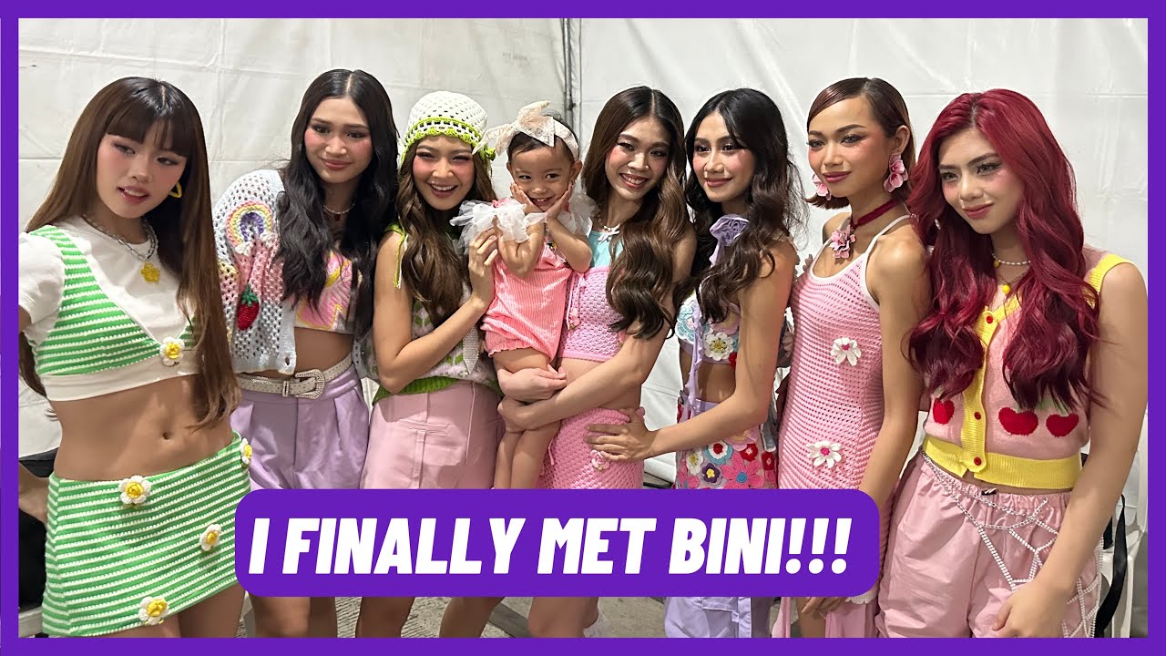 I FINALLY MET #BINI 🌸 BY SARINA HILARIO