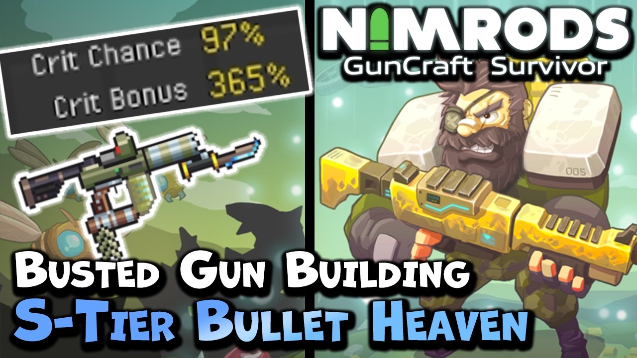 Absolutely Overpowered Build on Day 1!! | NIMRODS: GunCraft Survivor