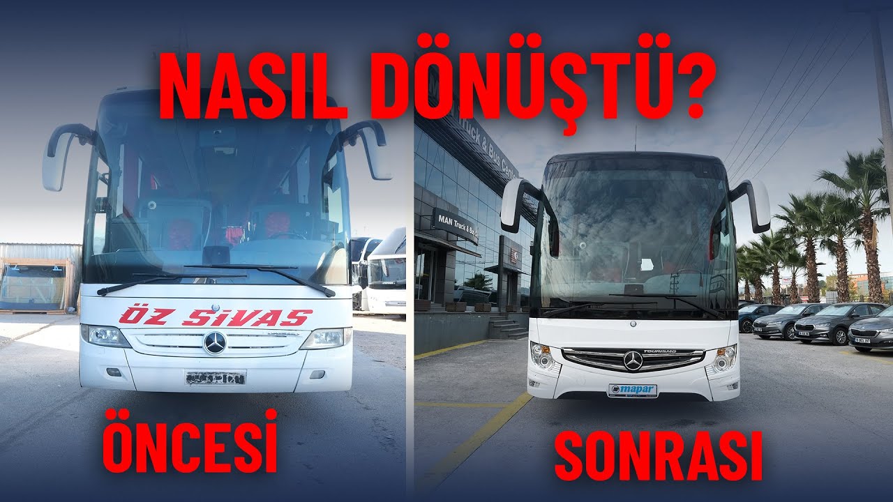 MAPAR İle Yeni Görünüme Kavuştu #mercedes #otobüs # mapar