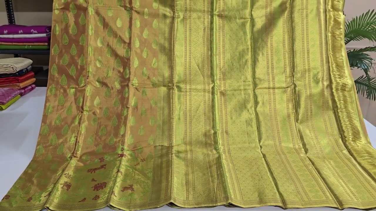 Rust green kanjivaram silk saree PSTK04098 #kanjivaramsilksarees #silksareescollection