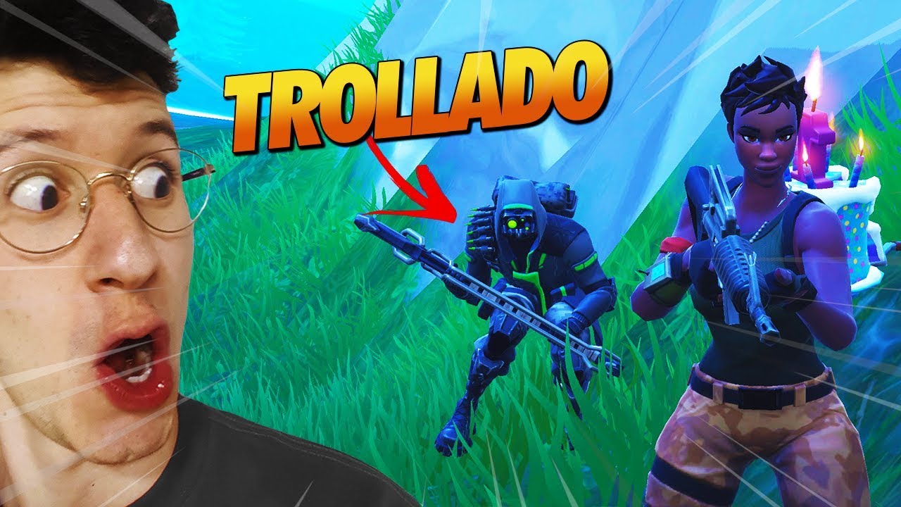 FIZ A MAIOR TROLLAGEM DA MINHA VIDA NO FORTNITE