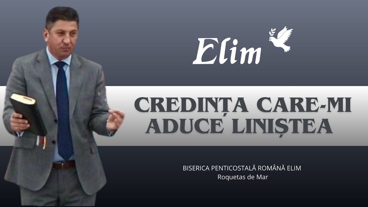 Credința care-mi aduce liniștea - Păstor Radu Galea - 01.02.2026